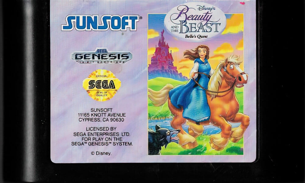 Лицензионный картридж Beauty and the Beast - Belle's Quest для Genesis
